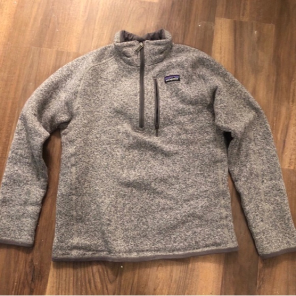 Patagonia 1/4 zip up jacket Grey